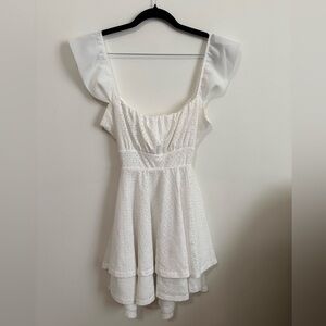 Windsor White Mini Dress Grauation